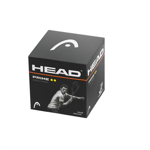 HEAD PRIME DOUBLE YELLOW DOT SQUASH BALL