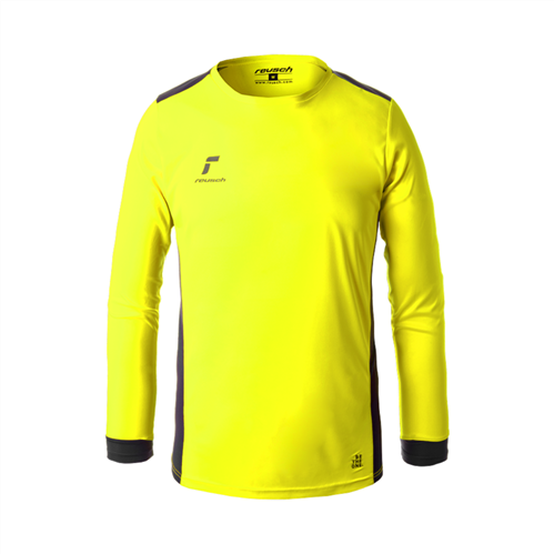 REUSCH JR MATCH LONG SLEEVE PADDED GK JERSEY YELLOW/BLACK