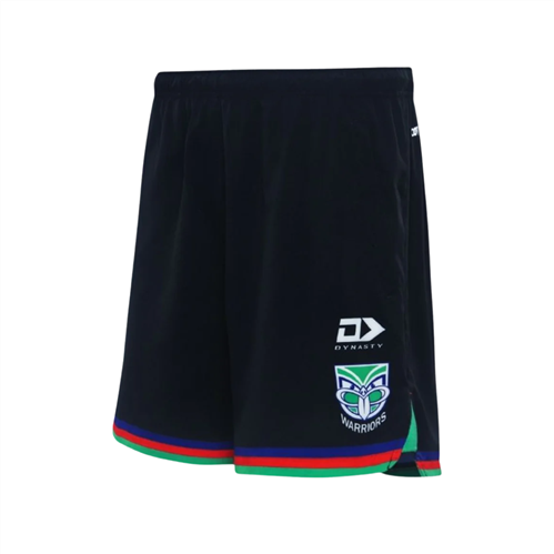 DYNASTY NZ WARRIORS KIDS' GYM SHORTS BLACK