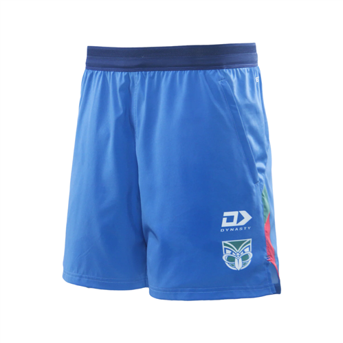 DYNASTY NZ WARRIORS KIDS' GYM SHORTS BLUE