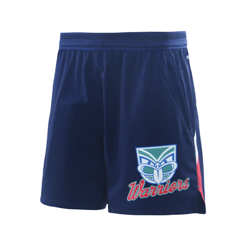 DYNASTY NZ WARRIORS KIDS' GYM SHORTS NAVY