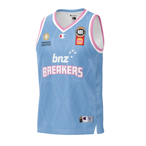 CHAMPION NZ BREAKERS KIDS' AWAY SINGLET