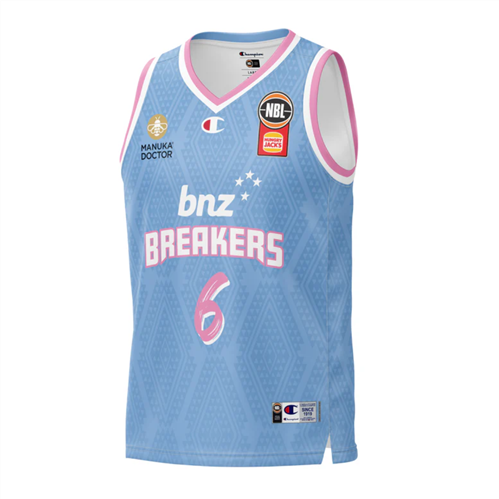 CHAMPION NZ BREAKERS KIDS' AWAY SINGLET JACKSON-CARTWRIGHT