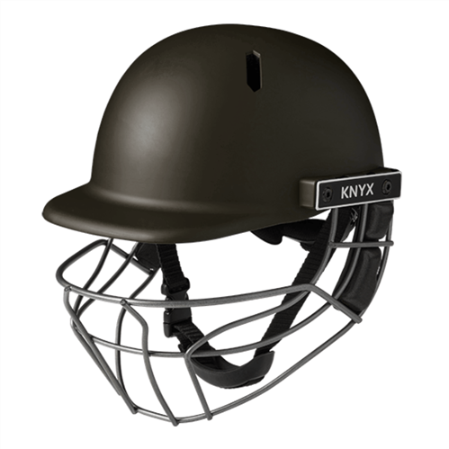 KNYX C5 ISO STEEL BLACK CRICKET HELMET