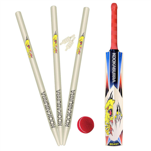 KOOKABURRA BEAST WOODEN CRICKET SET