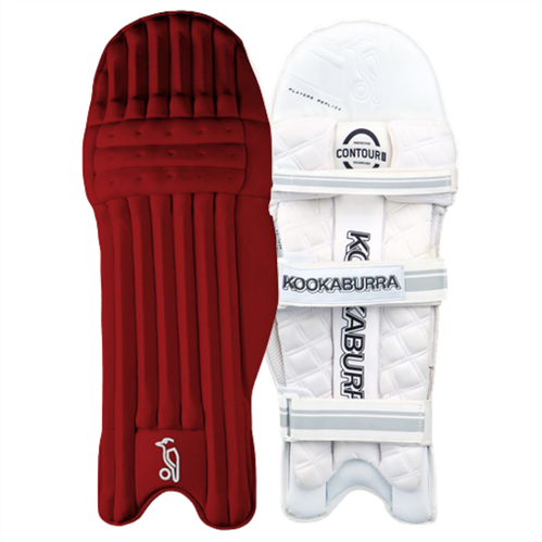 KOOKABURRA PRO PLAYERS CLASSIC RED BATTING PADS