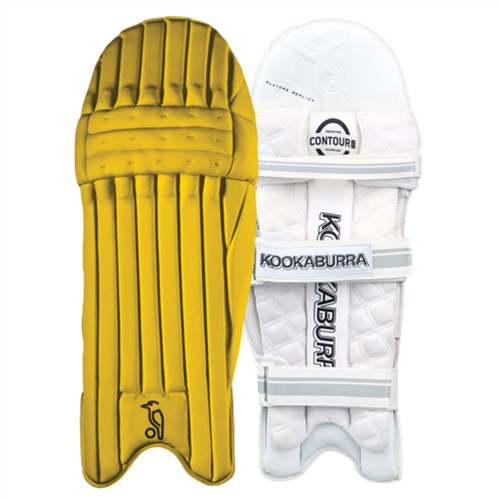 KOOKABURRA PRO PLAYERS CLASSIC YELLOW BATTING PADS