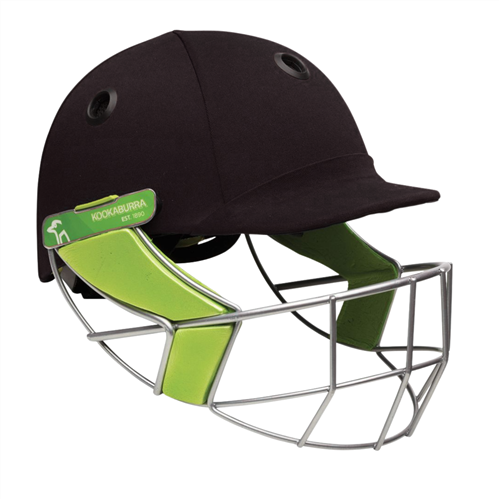 KOOKABURRA PRO 1200 BLACK CRICKET HELMET & NECK GUARD