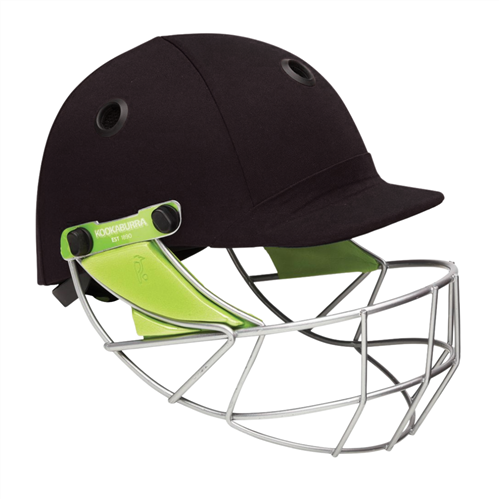 KOOKABURRA PRO 600 BLACK CRICKET HELMET & NECK GUARD
