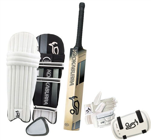 KOOKABURRA SHADOW JUNIOR HARDBALL CRICKET STARTER PACK