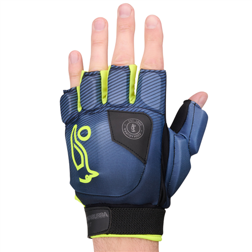 KOOKABURRA SPIRIT LEFT-HAND HOCKEY GLOVE - GREY/YELLOW