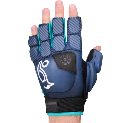 KOOKABURRA SPIRIT PLUS LEFT-HAND HOCKEY GLOVE - GREY/TEAL