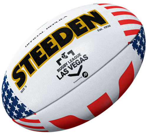 STEEDEN LAS VEGAS NRL REPLICA LEAGUE BALL