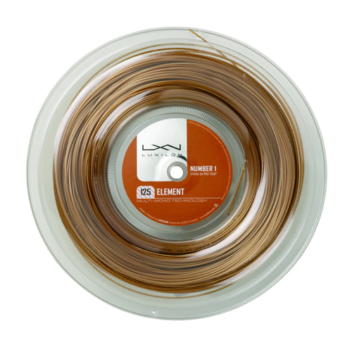 LUXILON ELEMENT 125 TENNIS STRINGS - 200M REEL