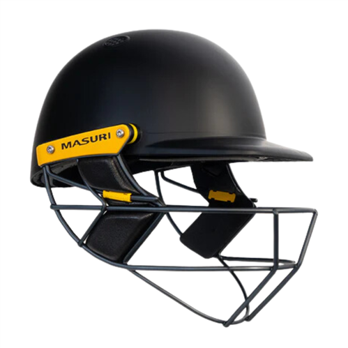 MASURI TRUEFIT 3D T-LINE STEEL BLACK CRICKET HELMET