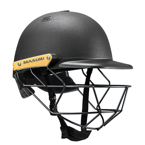 MASURI C-LINE STEEL BLACK CRICKET HELMET