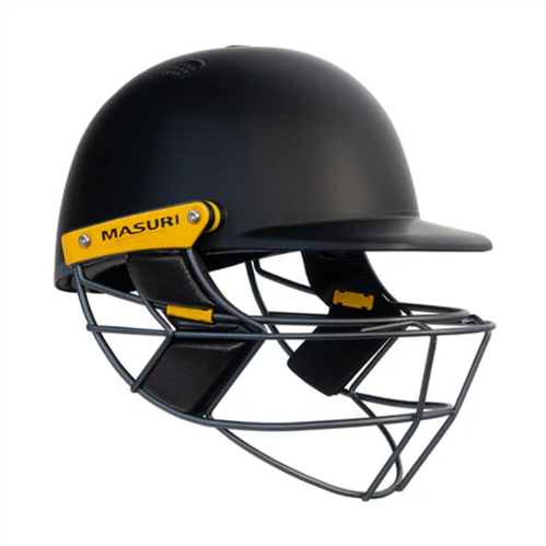 MASURI E-LINE PLUS TITANIUM BLACK CRICKET HELMET