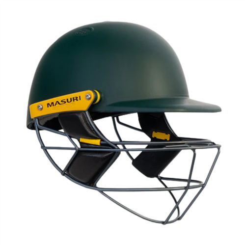 MASURI E-LINE PLUS TITANIUM GREEN CRICKET HELMET