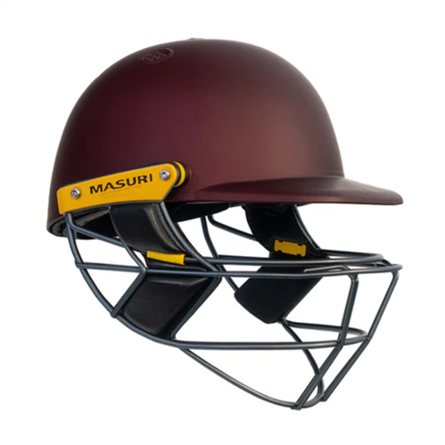 MASURI E-LINE PLUS TITANIUM MAROON CRICKET HELMET