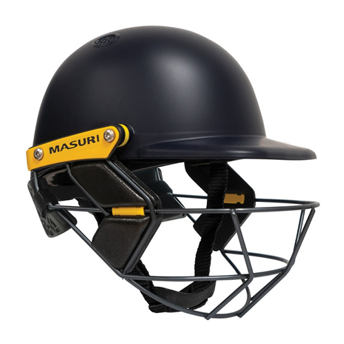 MASURI T-LINE PLUS STEEL NAVY JUNIOR CRICKET HELMET