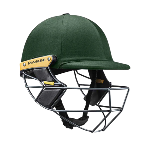 MASURI T-LINE STEEL GREEN WICKET KEEPING HELMET
