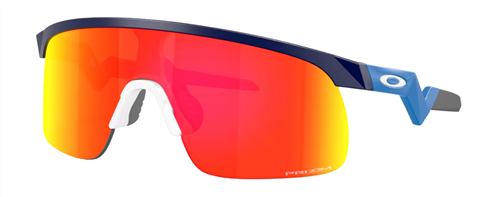 OAKLEY YTH RESISTOR MATTE NAVY PRIZM RUBY SUNGLASSES