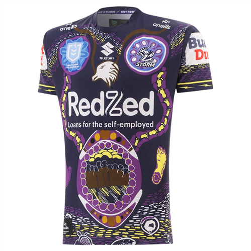 O'NEILLS MELBOURNE STORM INDIGENOUS JERSEY