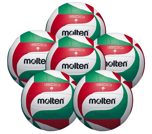 MOLTEN V5M1500 VOLLEYBALL 6 PACK