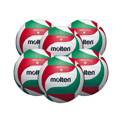 MOLTEN V5M1500 VOLLEYBALL 6 PACK