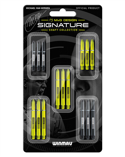 WINMAU MVG SIGNATURE SHAFT COLLECTION
