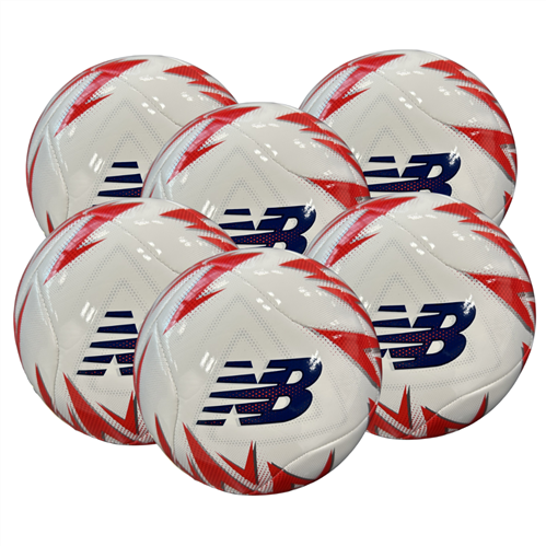 NEW BALANCE GEODESA TRAINER FOOTBALL 6 PACK WHITE/RED/NAVY