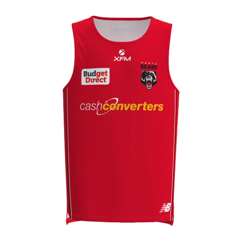 NEW BALANCE PERTH BEARS TRAINING SINGLET RED