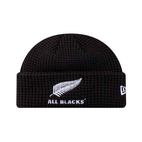NEW ERA ALL BLACKS CORE WAFFLE KNIT BEANIE