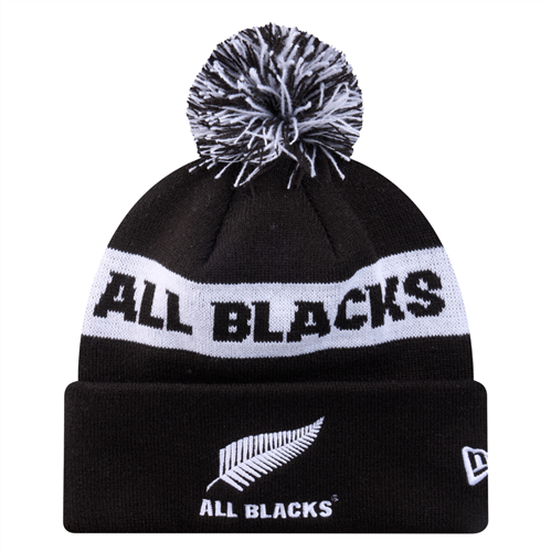 NEW ERA ALL BLACKS POM KNIT BEANIE