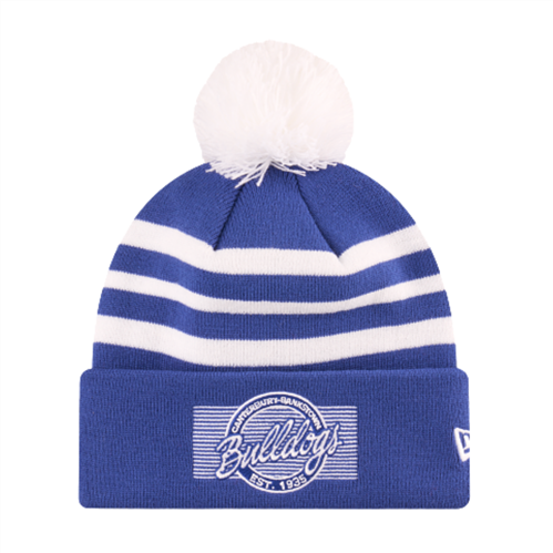 NEW ERA CANTERBURY BULLDOGS BADGED LOGO KNIT BEANIE