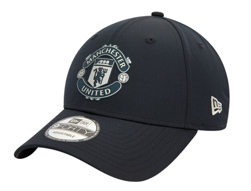 NEW ERA MANCHESTER UNITED 9FORTY CLOTH STRAP CAP - NAVY