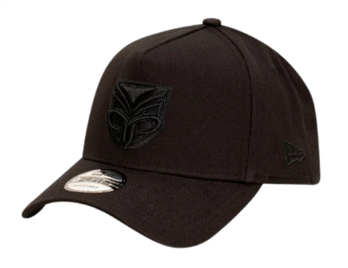 NEW ERA WARRIORS BLACK LOGO 9FORTY A-FRAME SNAPBACK