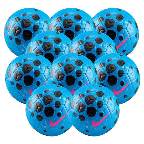 NIKE ACADEMY FOOTBALL BLUE GLOW/BLACK/PINK 10 PACK