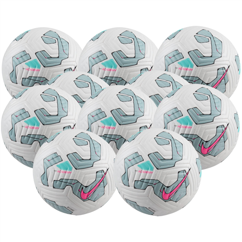 NIKE ACADEMY FOOTBALL WHITE/OCEAN/PINK 10 PACK