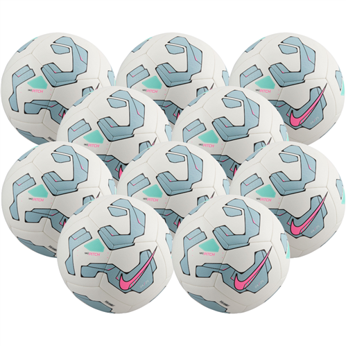 NIKE PITCH FOOTBALL WHITE/OCEAN/PINK 10 PACK