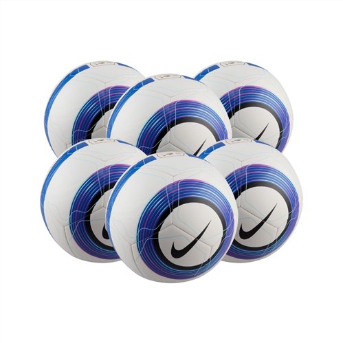 NIKE EPL PITCH FOOTBALL WHITE/BLUE/BLACK 6 PACK