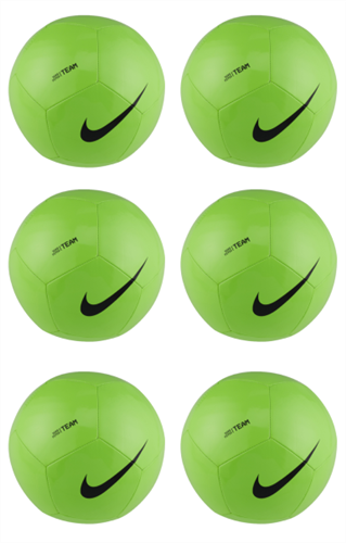 NIKE PITCH TEAM FOOTBALL GREEN 6 PACK