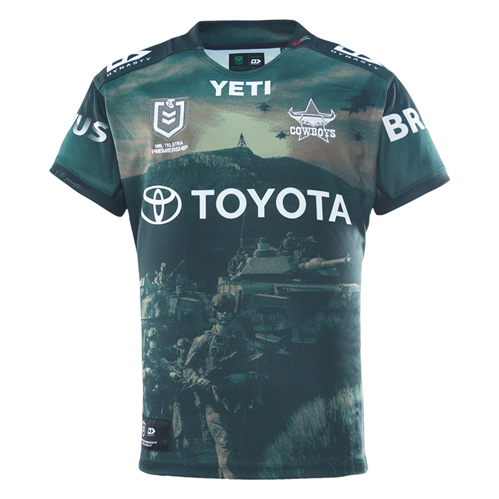 DYNASTY NORTH QUEENSLAND COWBOYS DEFENCE JERSEY