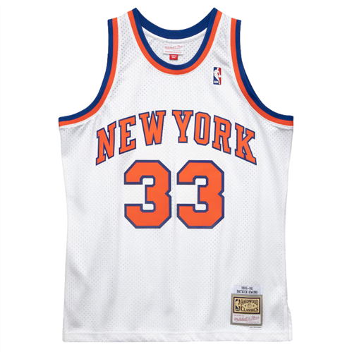 MITCHELL & NESS SWINGMAN KNICKS EWING HOME 1985-86