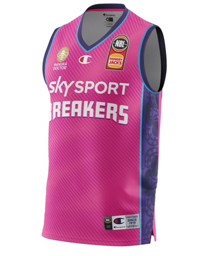 CHAMPION NZ BREAKERS NBL HOME JERSEY