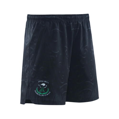 DYNASTY NZ MAORI RUGBY LEAGUE GYM SHORTS