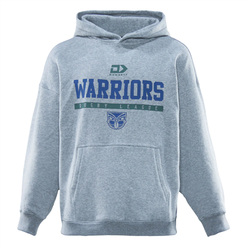 DYNASTY NZ WARRIORS GRAPHIC HOODIE GREY