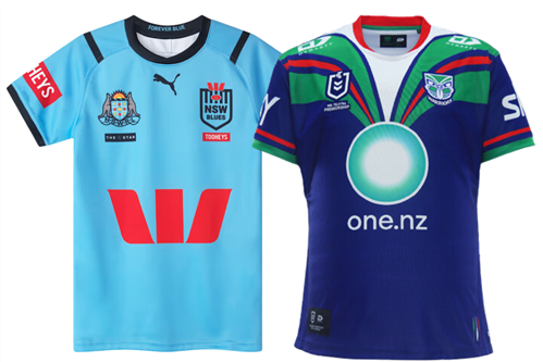 PLAYERS WARRIORS HOME & NEW SOUTH WALES JERSEY MULTI-BUY