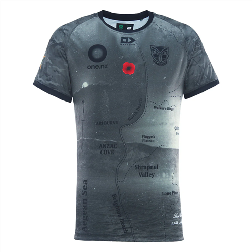 DYNASTY NZ WARRIORS ANZAC WARM UP TEE