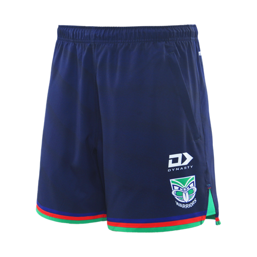 DYNASTY NZ WARRIORS GYM SHORTS - NAVY